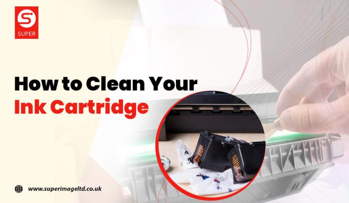 Clean Dried Ink Cartridges