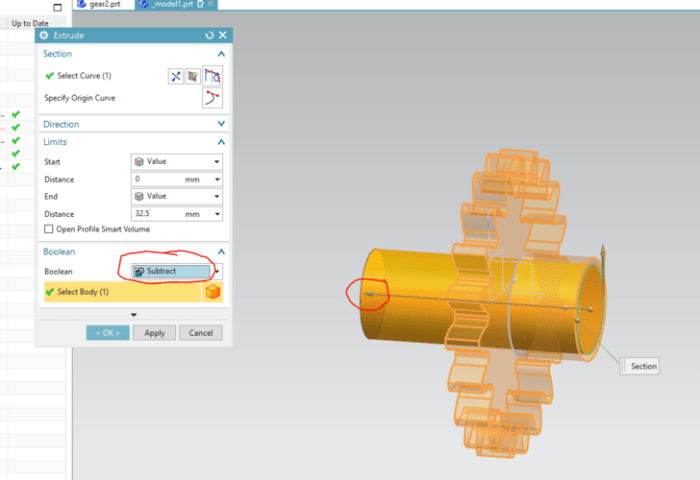 Create a Gear Assembly Using Siemens NX 12