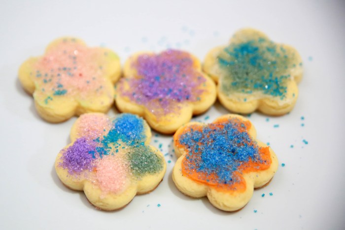 Add Colored Sugar to Sugar Cookies
