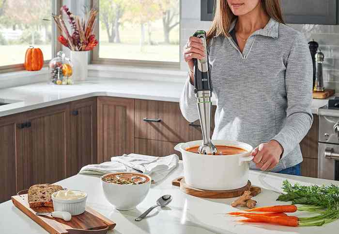 Use an Immersion Blender