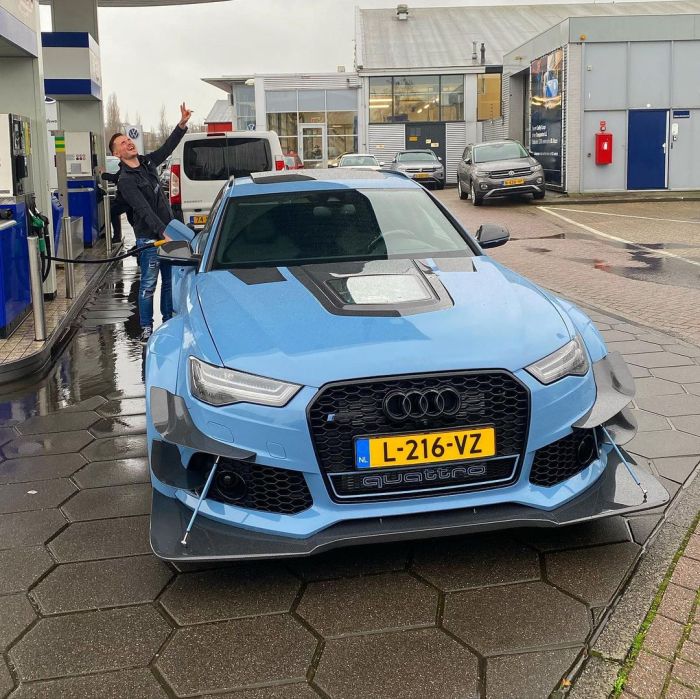 VIDEO: Los van het exterieur moet de RS6 van Don de Jong op basis van ... Idk is he real