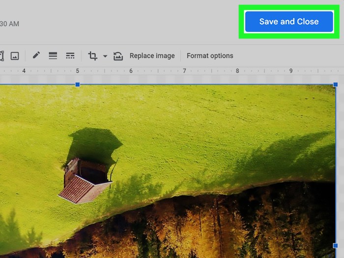 Flip an Image in Google Docs