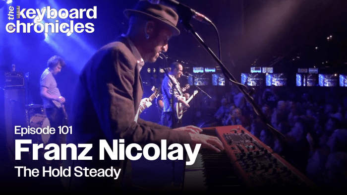 Franz Nicolay, The Hold Steady - The Keyboard Chronicles Franz nicolay leaves the hold steady