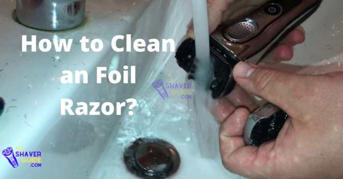 Clean an Electric Shaver