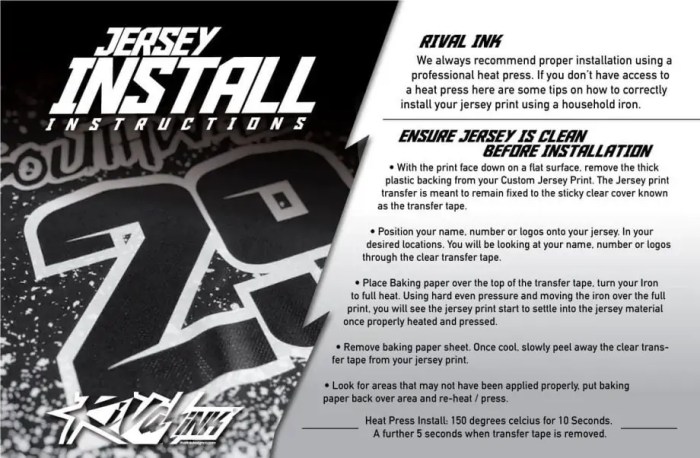 Reattach Plastic Lettering to a Jersey