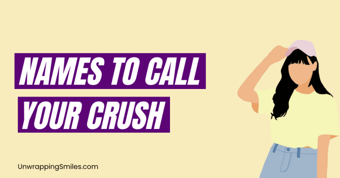 Cute Names to Call Your Crush