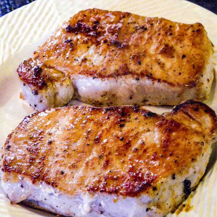 Pan Seared Oven Roasted Pork Chops - 101 Cooking For Two Tell if Pork Chops Are Done