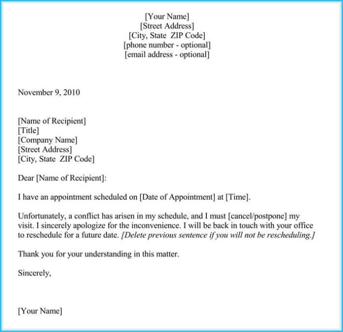 How to Reschedule an Appointment (7 Sample Letters) Postpone a Court Date