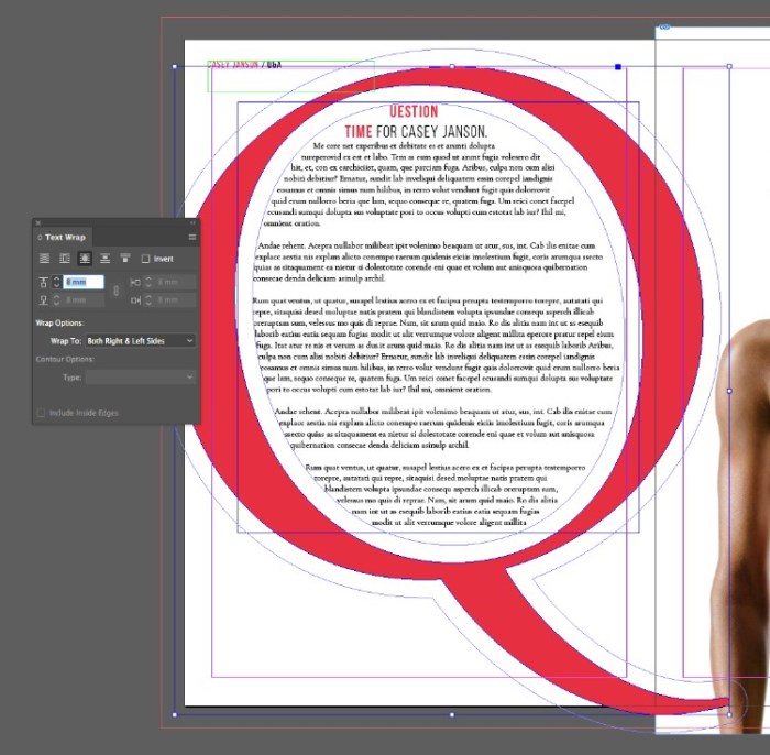 3 Quick Ways to Use the Text Wrap Panel in InDesign Wrap Text in Indesign