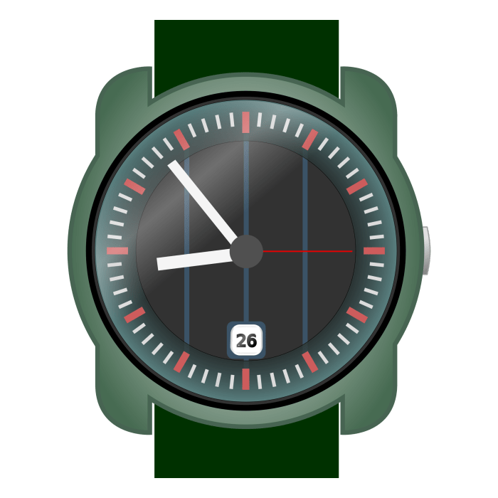 Clipart - Analog wrist-watch Watch radioheads new identikit short film