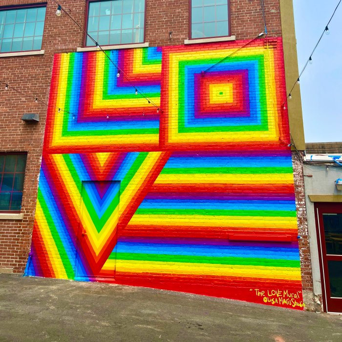 Murals eyes of love