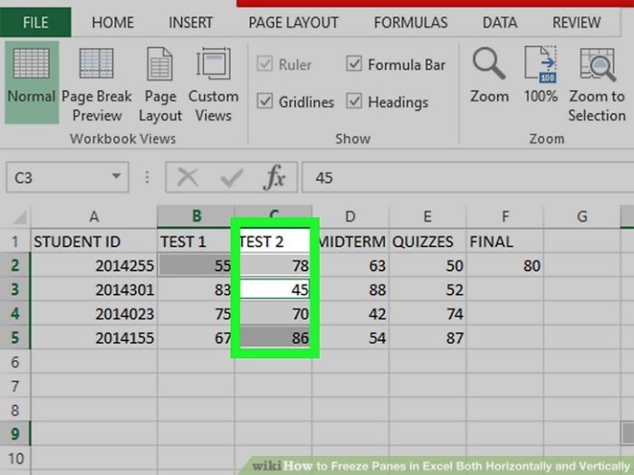 Freeze Cells in Excel Mastering Spreadsheet Views