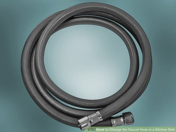 Change the Faucet Hose in a Kitchen Sink