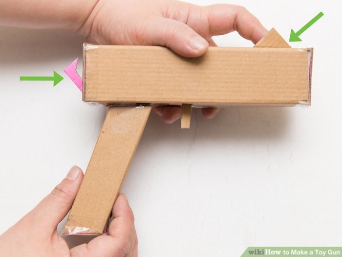 How to Make a Toy Gun (with Pictures) - wikiHow Make a Toy Gun