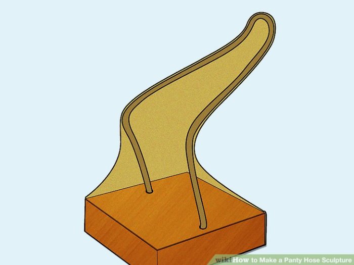 Student Pantyhose Sculpture | Sculpture lessons, Sculpture, Sculpture art Make a Panty Hose Sculpture