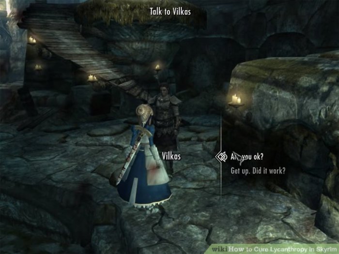 Cure Lycanthropy in Skyrim