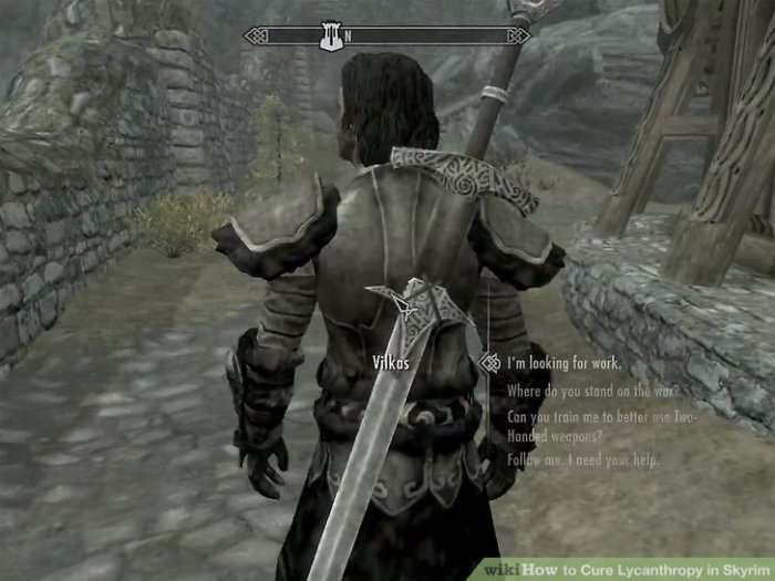 Cure Lycanthropy in Skyrim