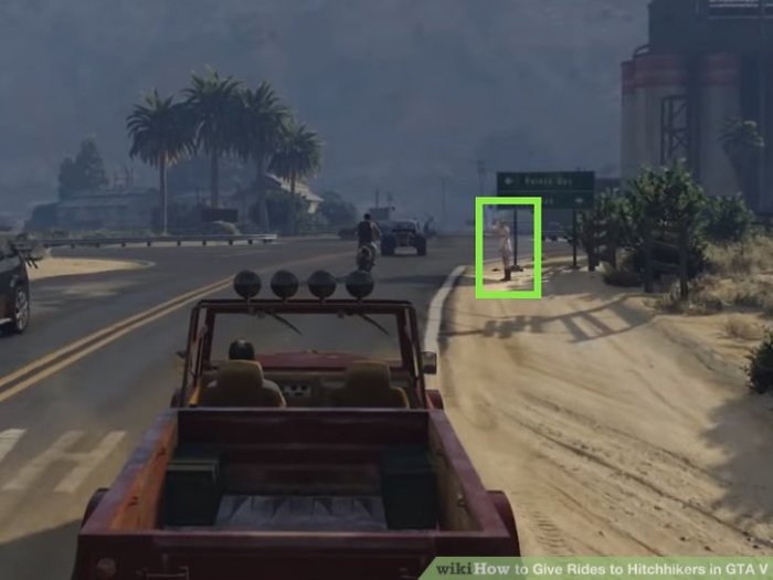 4 Ways to Give Rides to Hitchhikers in GTA V - wikiHow Give Rides to Hitchhikers in GTA V