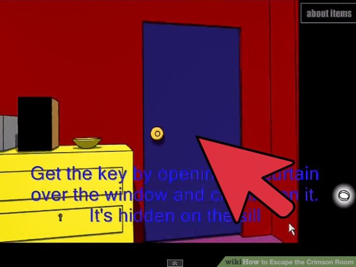 How to Escape the Crimson Room (with Pictures) - wikiHow Escape the Crimson Room