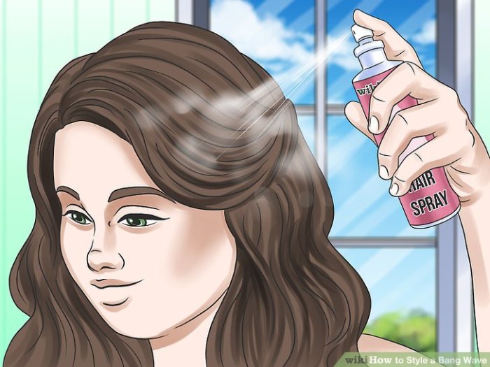 How to Style a Bang Wave: 8 Steps (with Pictures) - wikiHow Style a Bang Wave