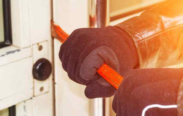 Deal With a Burglar Breaking Into Your Home