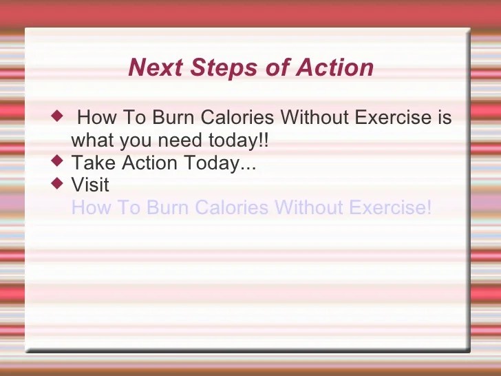 Burn Calories While Sitting