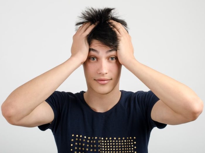 Make Hair Less Poofy Male