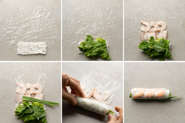 How To Perfectly Roll A Wrap at Larry Luiz blog Use Spring Roll Skins