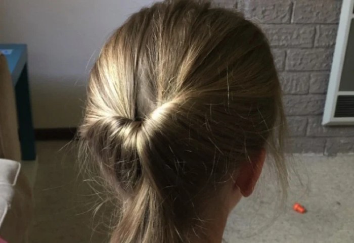 Inside out ponytail| Hairstyle for long hair on yourself| Step-by-Step ... Do an Inside Out Ponytail