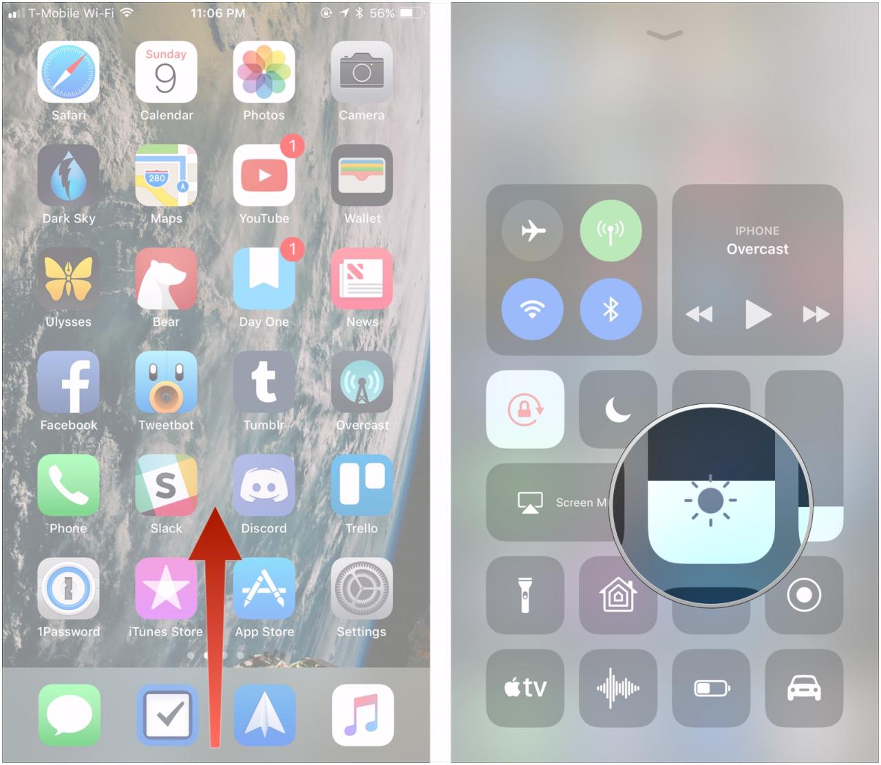 How to quickly change your brightness and volume in iOS 11 | iMore Adjust the Brightness of a Photo Using the iPhone Photos App