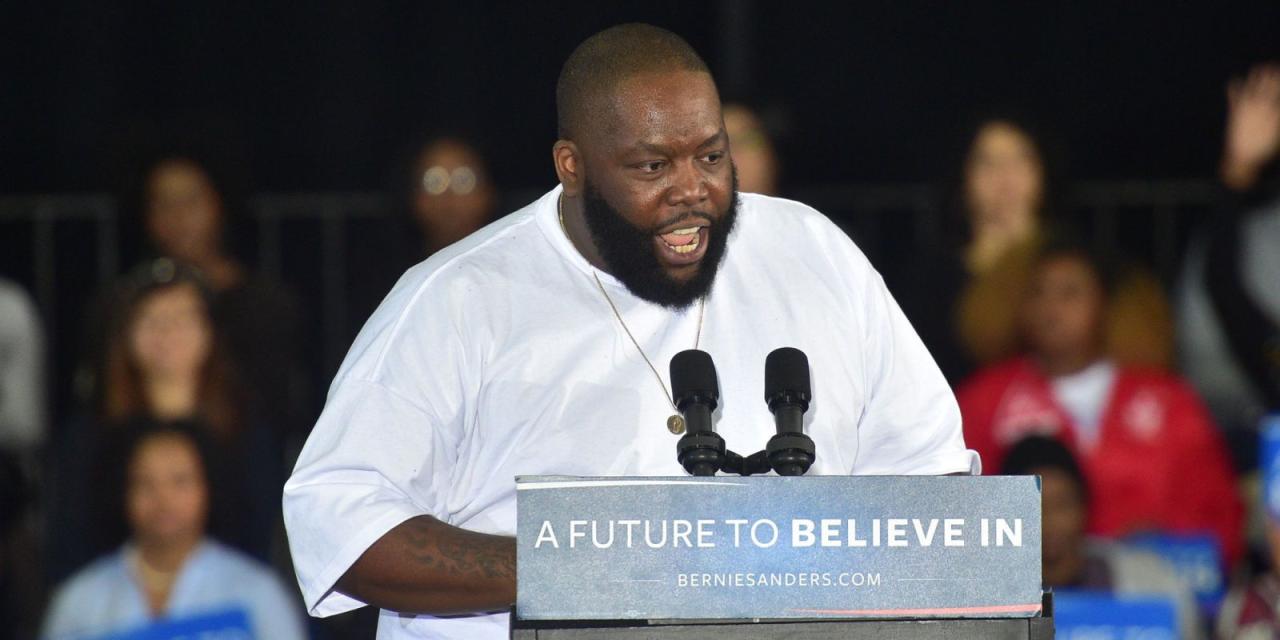 Killer mike criticizes hillary clinton at bernie sanders rally