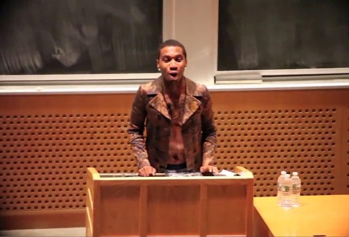 Lil B Lectures Freestyles at MIT
