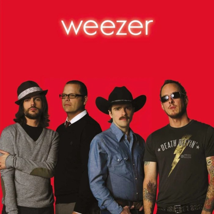 Review: Weezer, Weezer (The Red Album) - Slant Magazine Weezer wackiness xmas covers aly aj assist