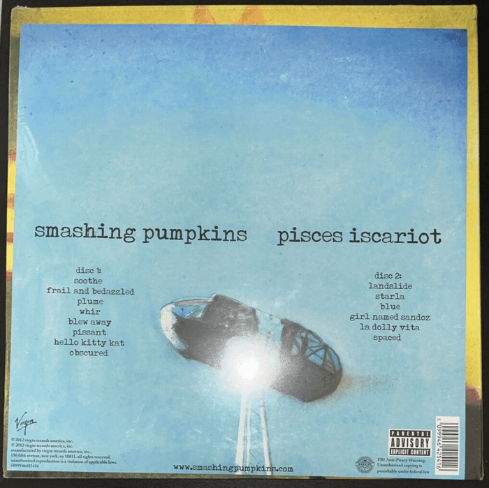 The smashing pumpkins to reissue pisces iscariot
