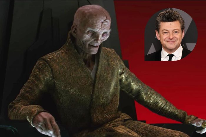 Andy Serkis thinks Snoke's fate in 'Star Wars: The Last Jedi' was 'so ... Andy serkis says star wars villain snoke is deeply wounded