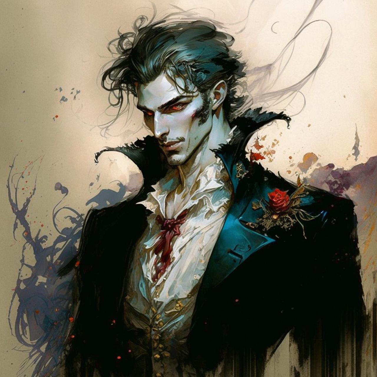 ArtStation - A Collection of Portraits - Vampire Male