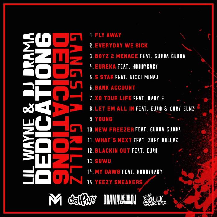 Lil Wayne - Dedication 6 : r/freshalbumart Lil wayne dedication 6
