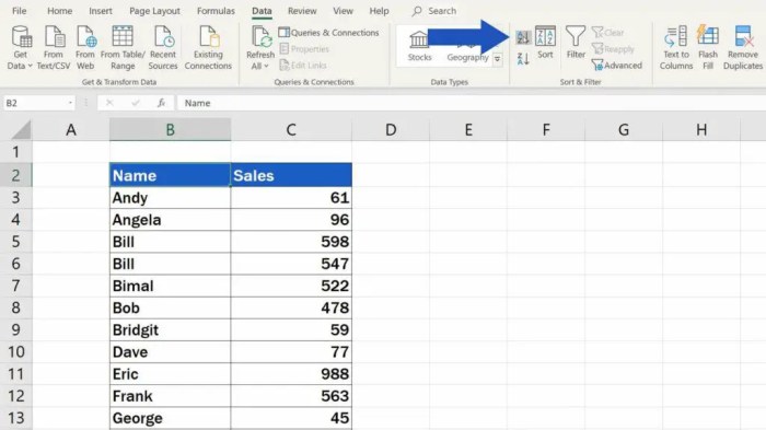 How to Sort Alphabetically in Excel Alphabetize Cells in Excel