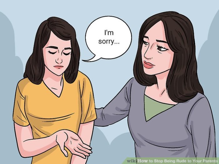 How to Stop Being Rude to Your Parents (with Pictures) - wikiHow Stop Being Rude to Your Parents