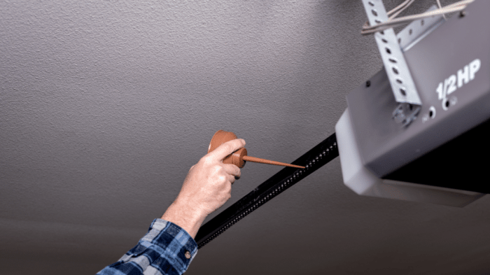 Lubricate a Garage Door